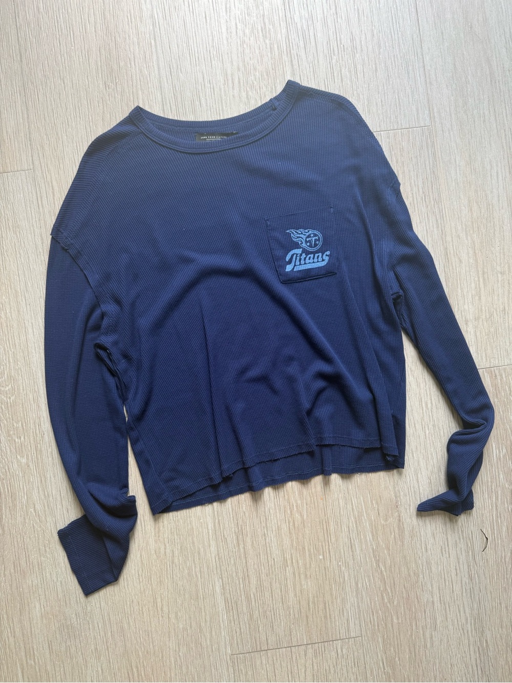 Titans Navy Long-Sleeve Women's Tee